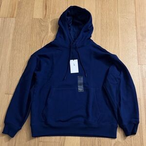Nike Wool Classic Hoodie Navy Blue Unisex Medium NWT